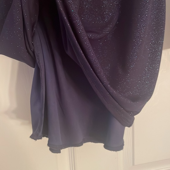 Lucy in the Sky medium navy long sleeve mini dress - Picture 7 of 9